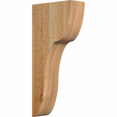 Ekena Millwork Carmel Rough Sawn Corbel, Western Red Cedar, 4"W x 10"D x 22"H COR04X10X22CAR00RWR